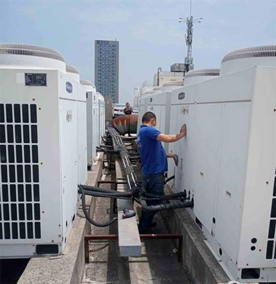 太子河中央空调制热和不制冷系统维修方法